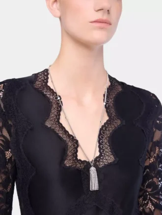 Kristallen kwastketting