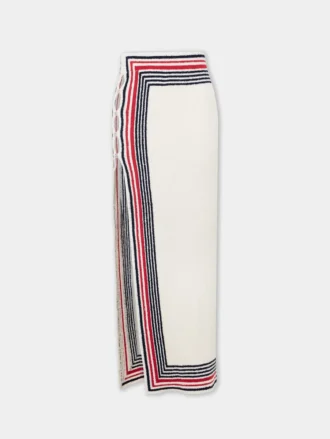 Lange rok van badstof jersey
