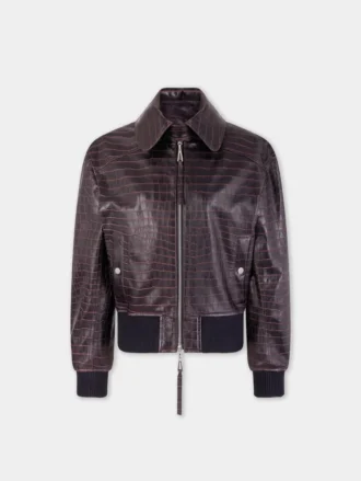 Leren bomberjack