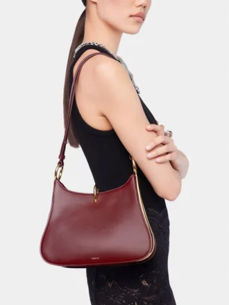 Medium lederen tas met ring