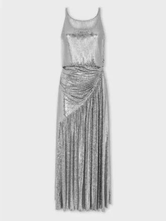 Midi-jurk van mesh