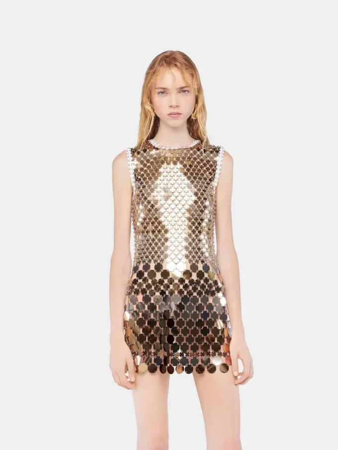 Mini-jurk in assemblage