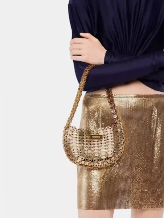 Moon omkeerbare Flip-tas in leer