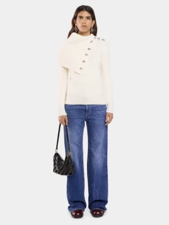 Off white trui van wol