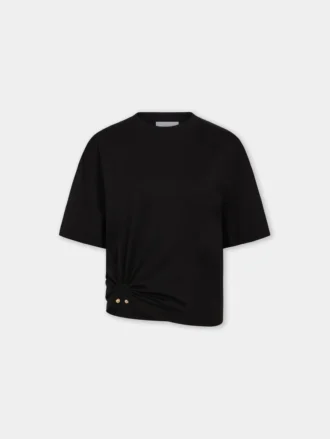 Oversized T-shirt met piercing