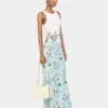 Rok met bloemenpatroon en kettingdetails