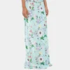 Rok met bloemenpatroon en kettingdetails