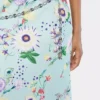 Rok met bloemenpatroon en kettingdetails